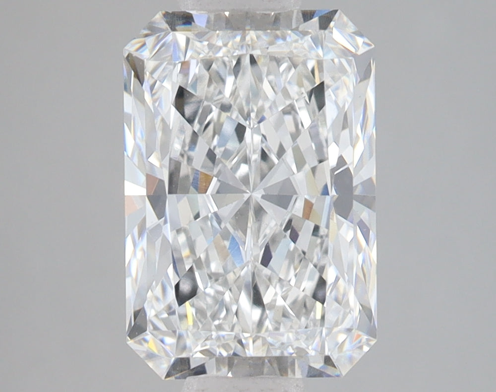 3.1 Carat Radiant Lab Diamond with  Cut Diamond in 14KT  view 1
