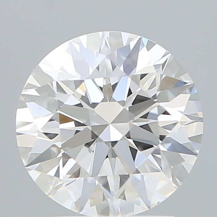 2.28 Carat Round Lab Diamond with  Cut Diamond in 14KT  view 1
