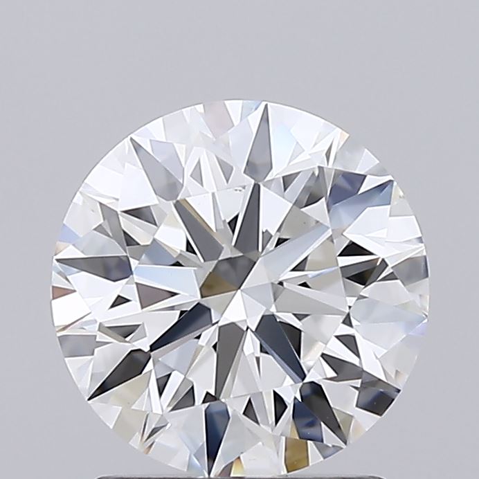 1.46 Carat Round Lab Diamond with  Cut Diamond in 14KT  view 1

