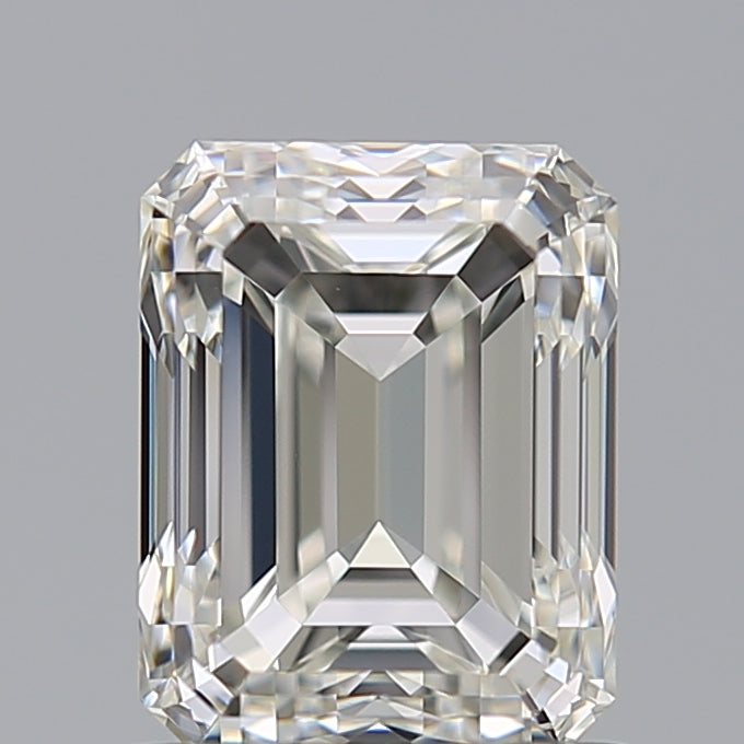 1.2 Carat Emerald Natural Diamond with  Cut Diamond in 14KT  view 1
