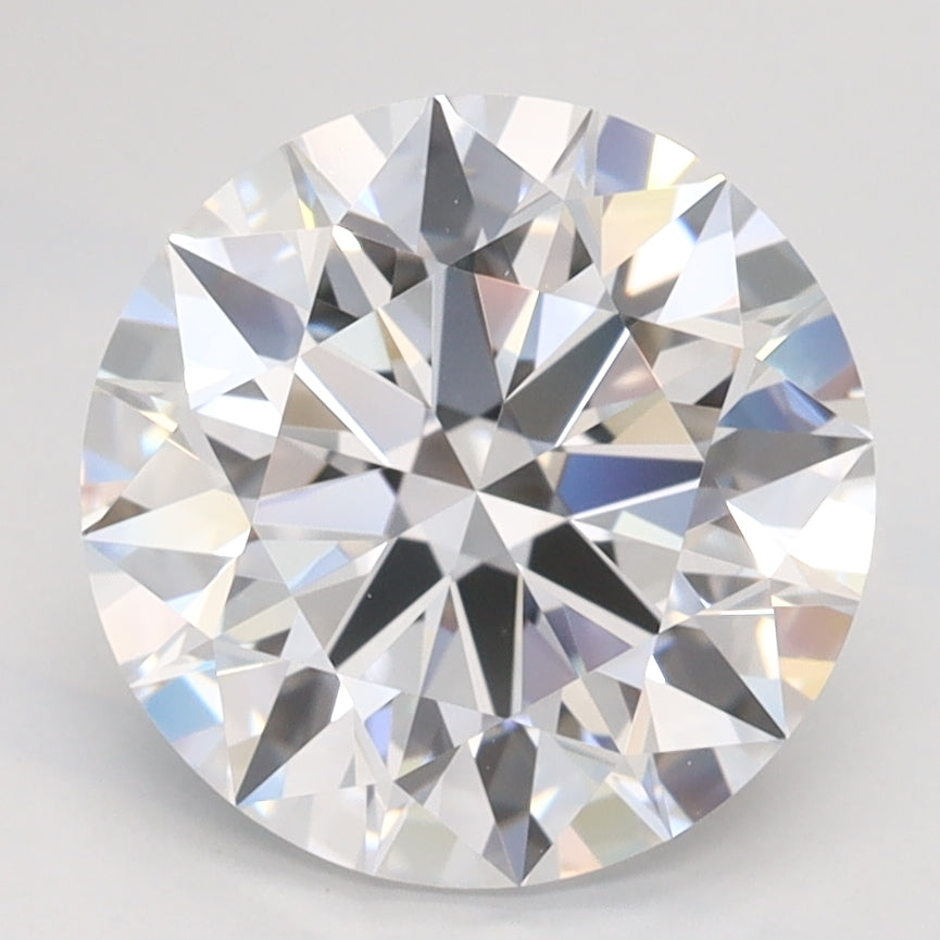 2.49 Carat Round Lab Diamond with  Cut Diamond in 14KT  view 1
