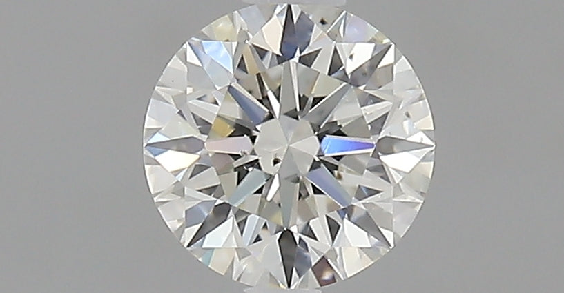 0.6 Carat Round Natural Diamond with  Cut Diamond in 14KT  view 1
