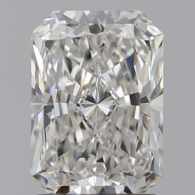 1.55 Carat Radiant Lab Diamond with  Cut Diamond in 14KT  view 1
