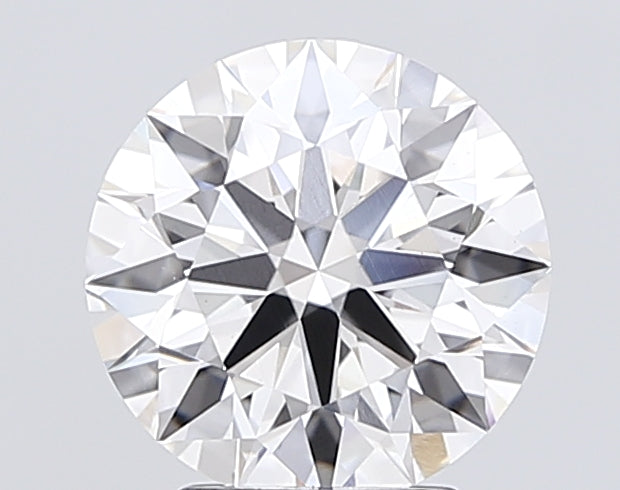 3.53 Carat Round Lab Diamond with  Cut Diamond in 14KT  view 1
