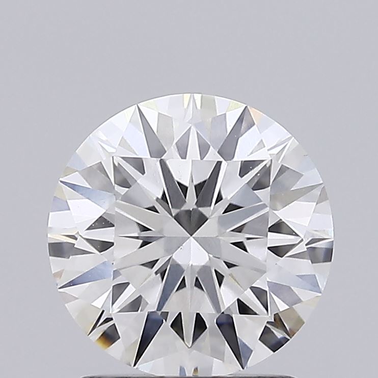 1.57 Carat Round Lab Diamond with  Cut Diamond in 14KT  view 1
