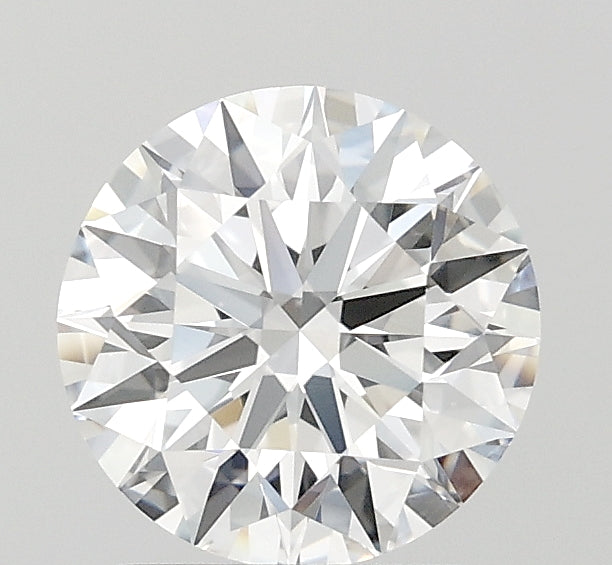 1.75 Carat Round Lab Diamond with  Cut Diamond in 14KT  view 1
