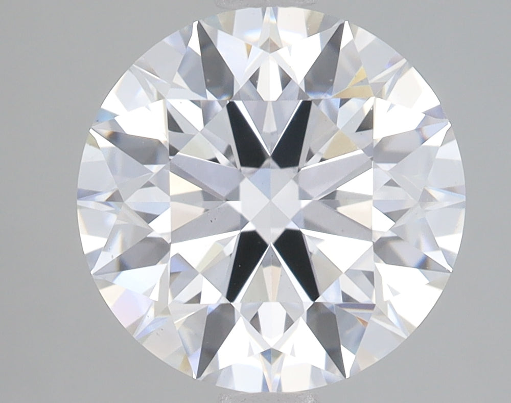 3.34 Carat Round Lab Diamond with  Cut Diamond in 14KT  view 1
