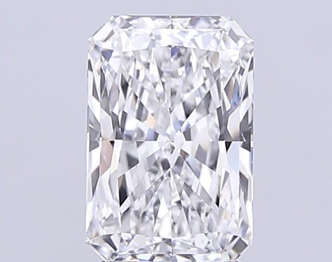 3.03 Carat Radiant Lab Diamond with  Cut Diamond in 14KT  view 1
