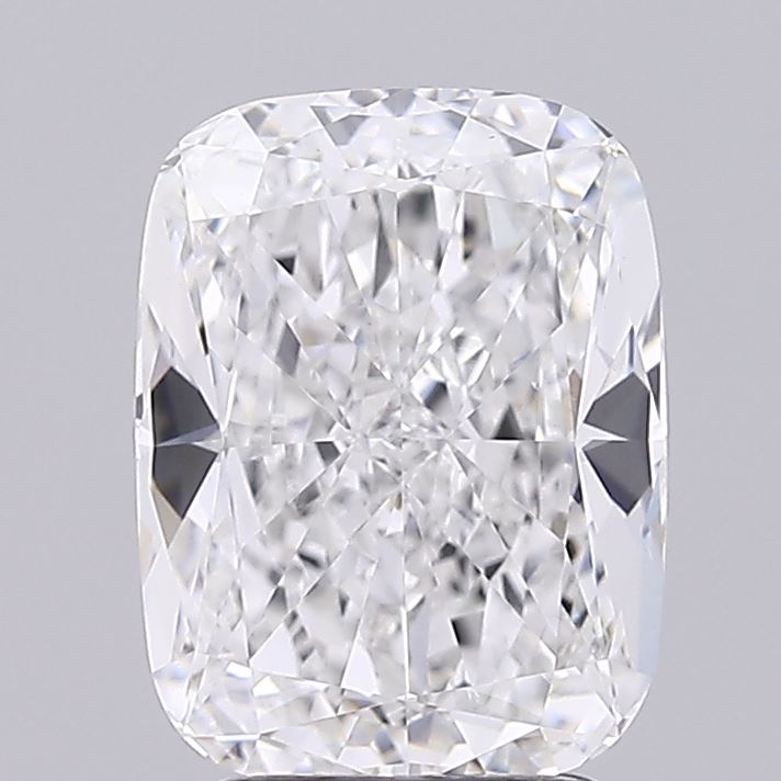 3.0 Carat Cushion Lab Diamond with  Cut Diamond in 14KT  view 1
