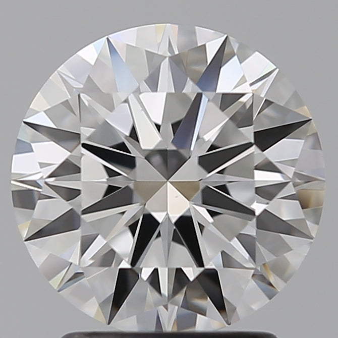 2.05 Carat Round Lab Diamond with  Cut Diamond in 14KT  view 1
