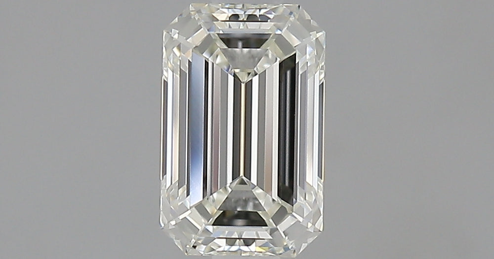 1.04 Carat Emerald Natural Diamond with  Cut Diamond in 14KT  view 1
