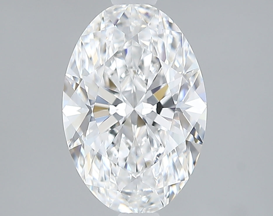 1.58 Carat Oval Lab Diamond with  Cut Diamond in 14KT  view 1

