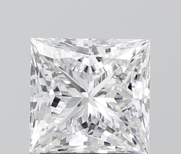 1.9 Carat Princess Lab Diamond with  Cut Diamond in 14KT  view 1
