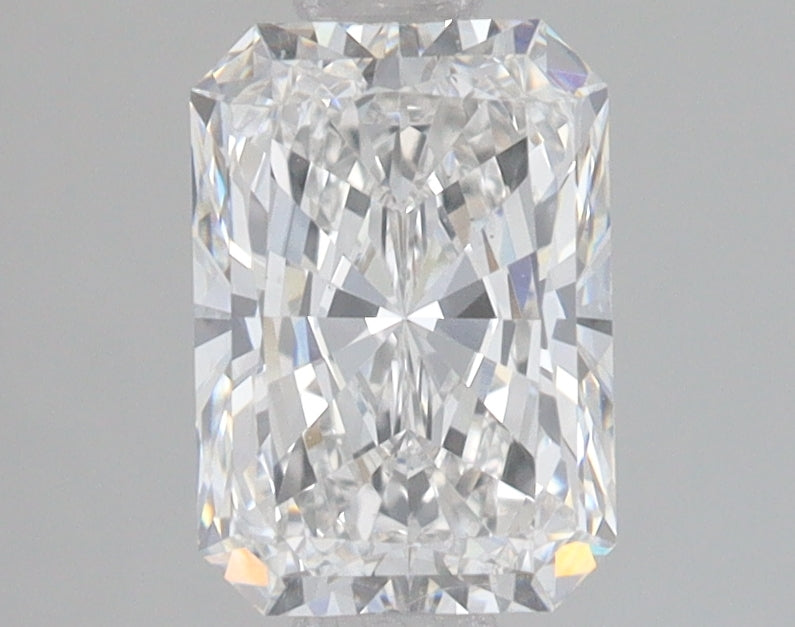1.57 Carat Radiant Lab Diamond with  Cut Diamond in 14KT  view 1
