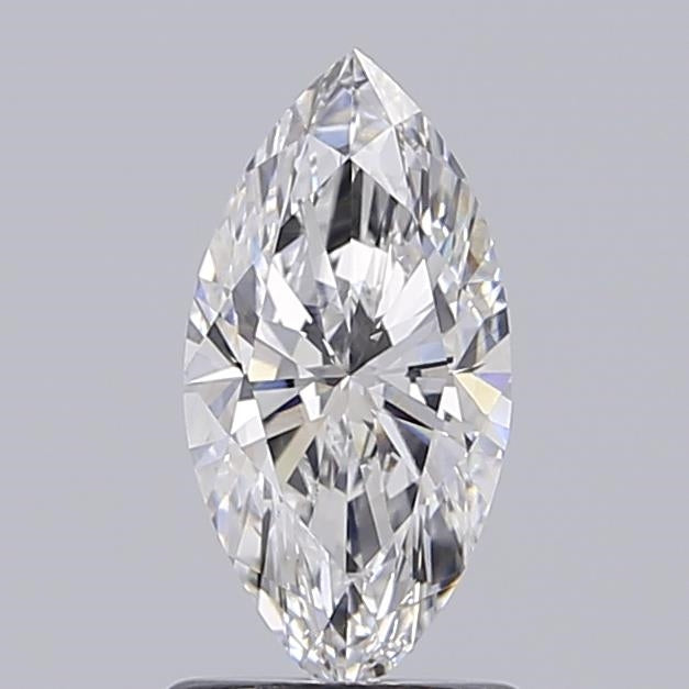0.99 Carat Marquise Lab Diamond with  Cut Diamond in 14KT  view 1

