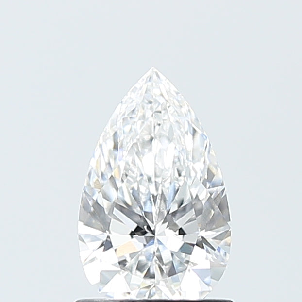 1.05 Carat Pear Lab Diamond with  Cut Diamond in 14KT  view 1
