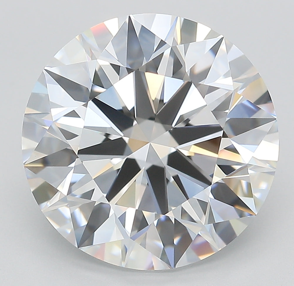 7.58 Carat Round Lab Diamond with  Cut Diamond in 14KT  view 1
