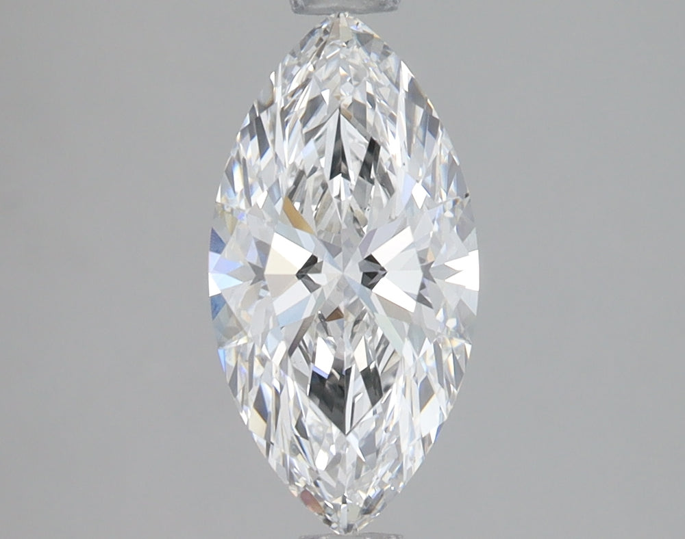 1.51 Carat Marquise Lab Diamond with  Cut Diamond in 14KT  view 1

