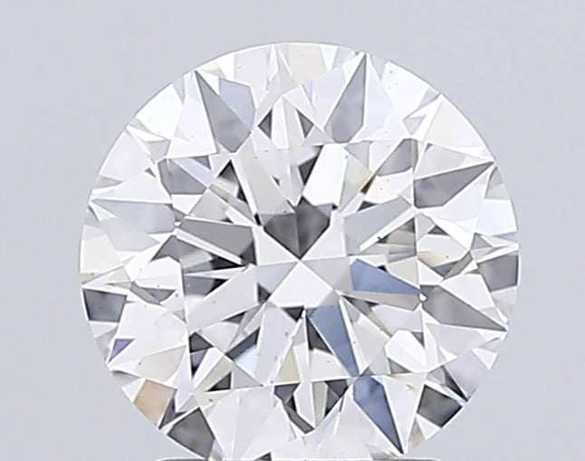 2.58 Carat Round Lab Diamond with  Cut Diamond in 14KT  view 1

