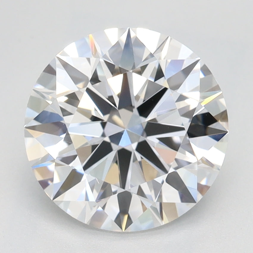 2.02 Carat Round Lab Diamond with  Cut Diamond in 14KT  view 1
