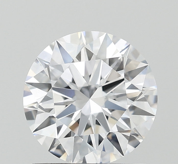 1.1 Carat Round Lab Diamond with  Cut Diamond in 14KT  view 1
