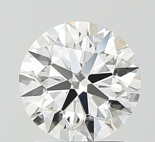 1.66 Carat Round Lab Diamond with  Cut Diamond in 14KT  view 1
