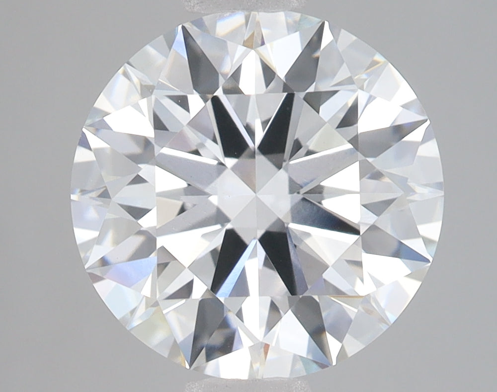 3.82 Carat Round Lab Diamond with  Cut Diamond in 14KT  view 1
