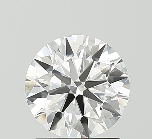 1.4 Carat Round Lab Diamond with  Cut Diamond in 14KT  view 1
