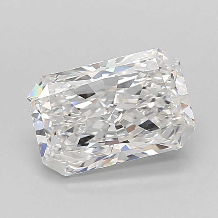 2.53 Carat Radiant Lab Diamond with  Cut Diamond in 14KT  view 1
