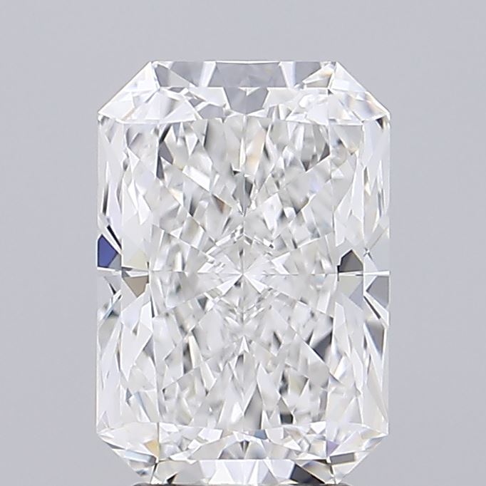 2.01 Carat Radiant Lab Diamond with  Cut Diamond in 14KT  view 1
