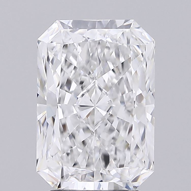 1.95 Carat Radiant Lab Diamond with  Cut Diamond in 14KT  view 1
