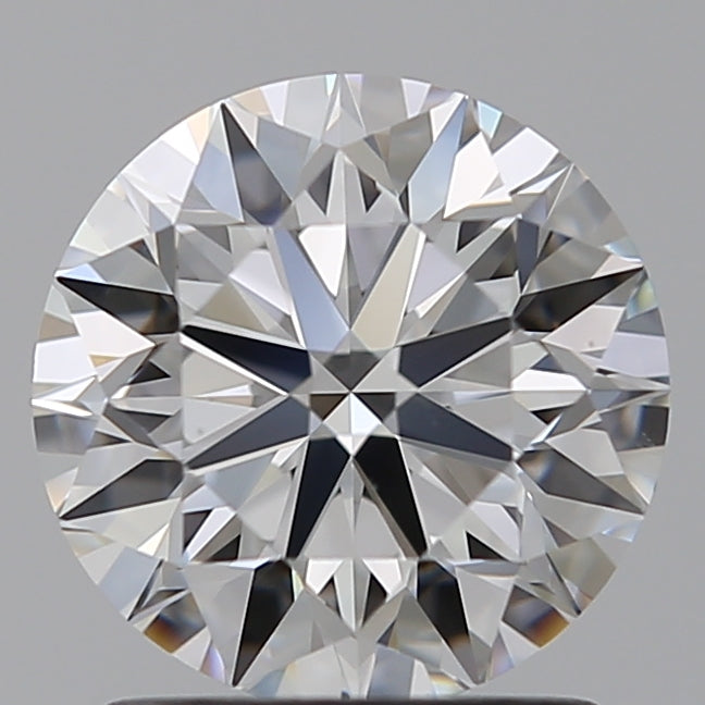 1.51 Carat Round Lab Diamond with  Cut Diamond in 14KT  view 1
