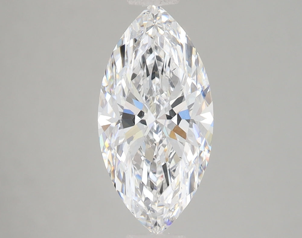 1.56 Carat Marquise Lab Diamond with  Cut Diamond in 14KT  view 1
