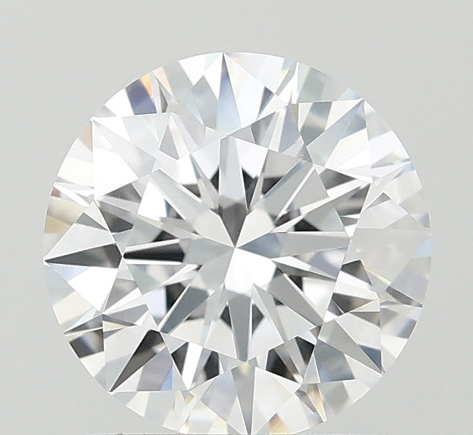 1.36 Carat Round Lab Diamond with  Cut Diamond in 14KT  view 1
