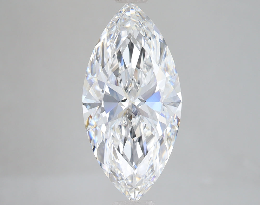 3.36 Carat Marquise Lab Diamond with  Cut Diamond in 14KT  view 1

