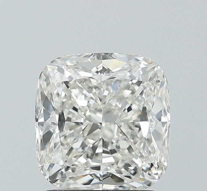 2.01 Carat Cushion Lab Diamond with  Cut Diamond in 14KT  view 1
