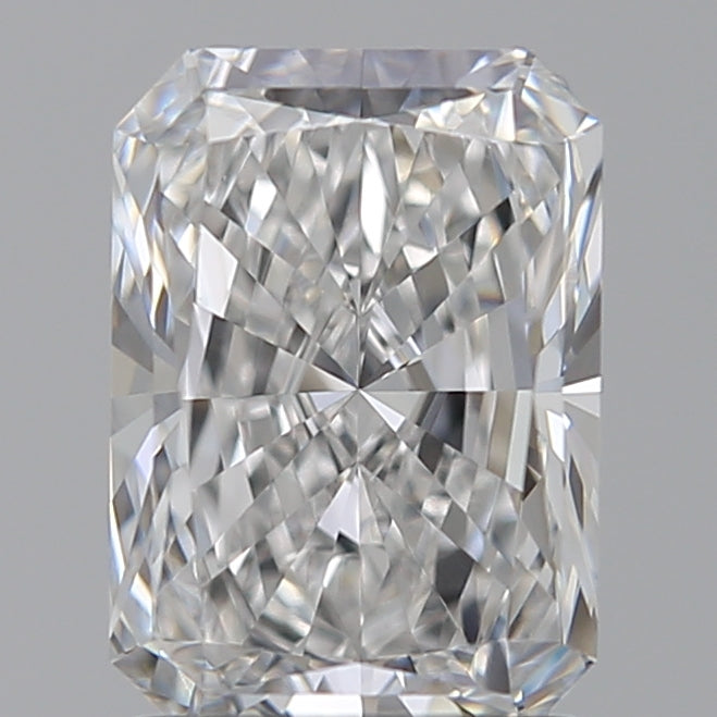 1.5 Carat Radiant Lab Diamond with  Cut Diamond in 14KT  view 1
