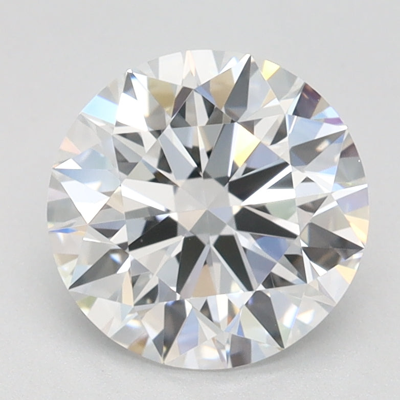 1.51 Carat Round Lab Diamond with  Cut Diamond in 14KT  view 1
