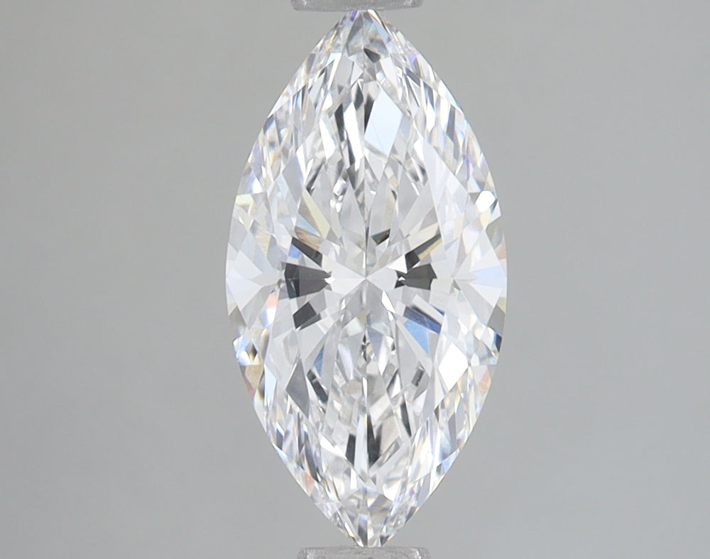 1.58 Carat Marquise Lab Diamond with  Cut Diamond in 14KT  view 1
