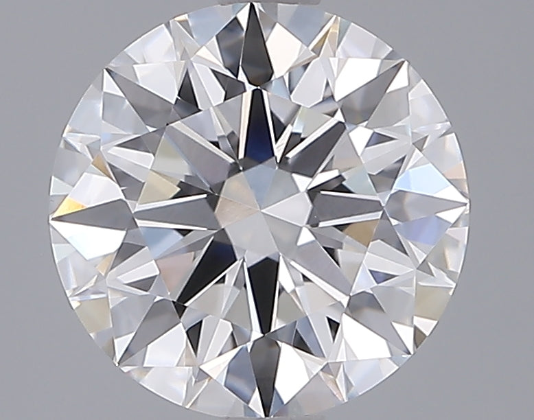 2.57 Carat Round Lab Diamond with  Cut Diamond in 14KT  view 1
