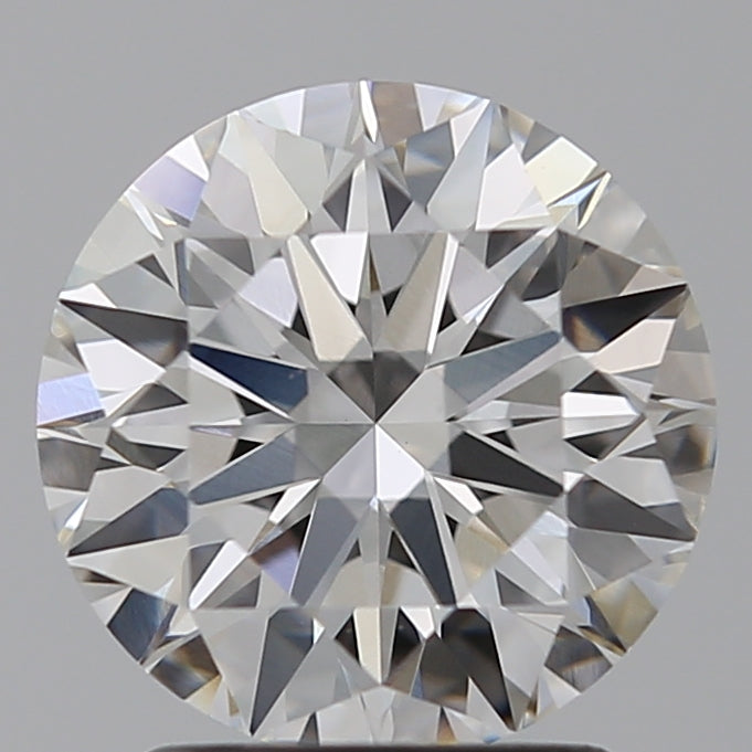 2.08 Carat Round Lab Diamond with  Cut Diamond in 14KT  view 1
