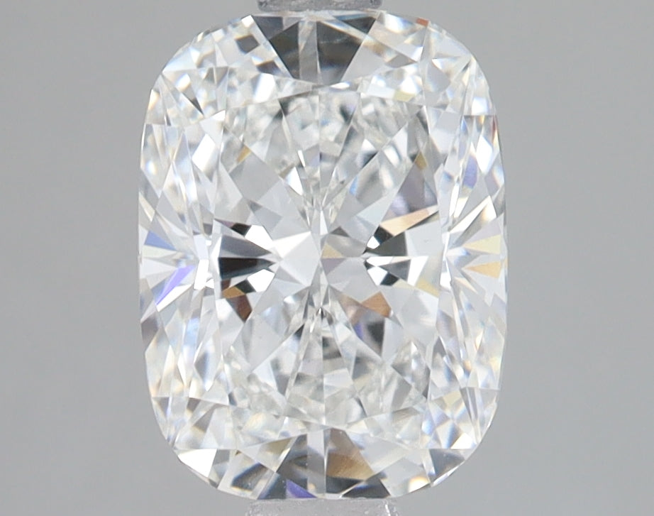 2.25 Carat Cushion Lab Diamond with  Cut Diamond in 14KT  view 1
