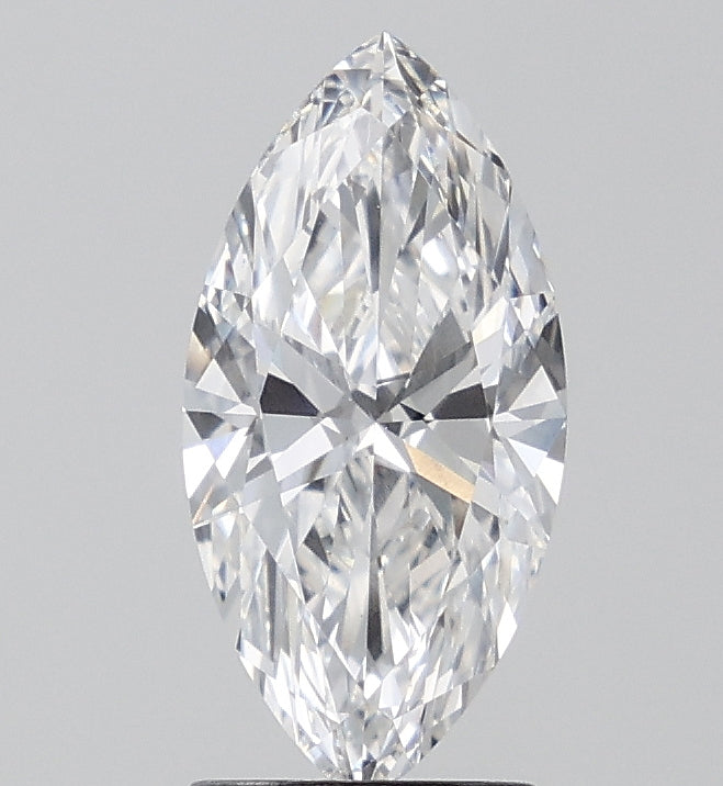 1.89 Carat Marquise Lab Diamond with  Cut Diamond in 14KT  view 1
