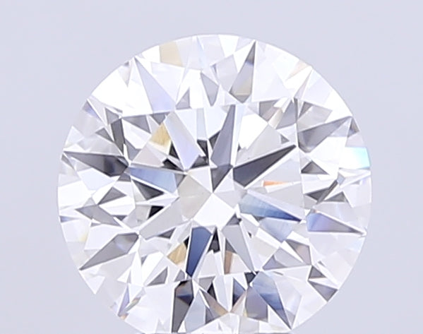 5.07 Carat Round Lab Diamond with  Cut Diamond in 14KT  view 1
