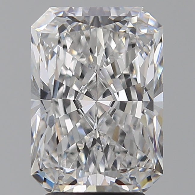 3.58 Carat Radiant Lab Diamond with  Cut Diamond in 14KT  view 1
