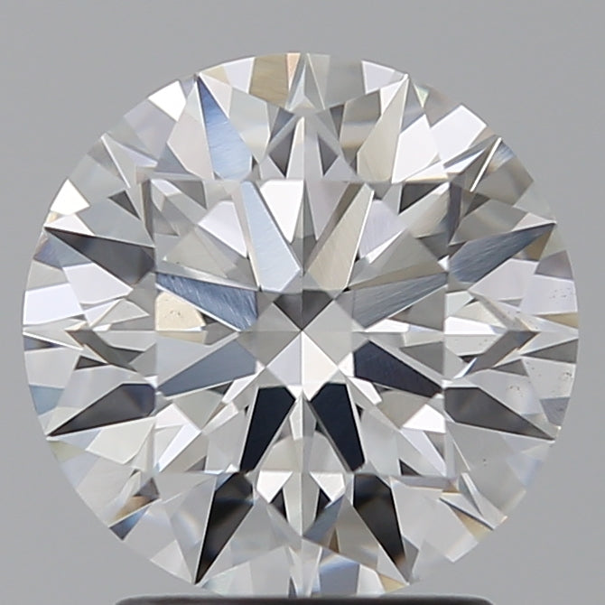 2.09 Carat Round Lab Diamond with  Cut Diamond in 14KT  view 1
