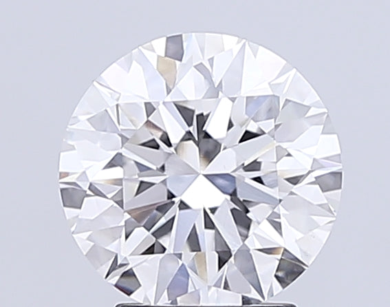 3.0 Carat Round Lab Diamond with  Cut Diamond in 14KT  view 1
