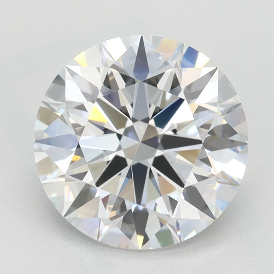 2.29 Carat Round Lab Diamond with  Cut Diamond in 14KT  view 1
