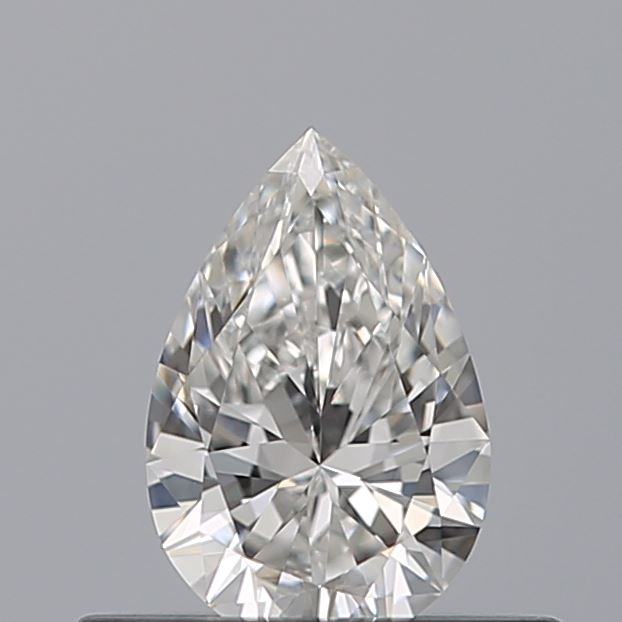 0.3 Carat Pear Natural Diamond with  Cut Diamond in 14KT  view 1
