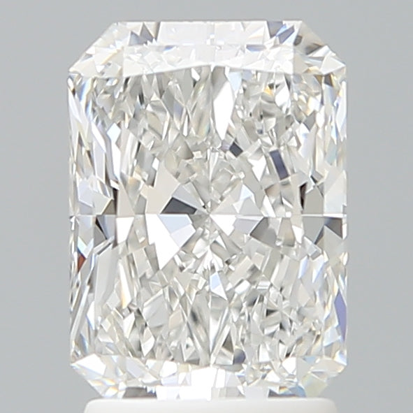 2.17 Carat Radiant Lab Diamond with  Cut Diamond in 14KT  view 1
